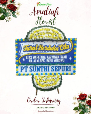Papan Bunga Duka di Ciagel
