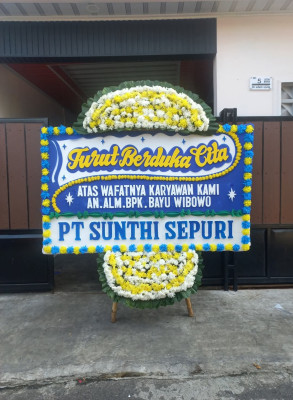 Papan Bunga Duka di Ciagel