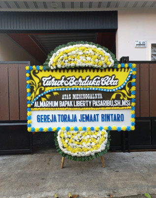 Papan Bunga Duka di Ciagel